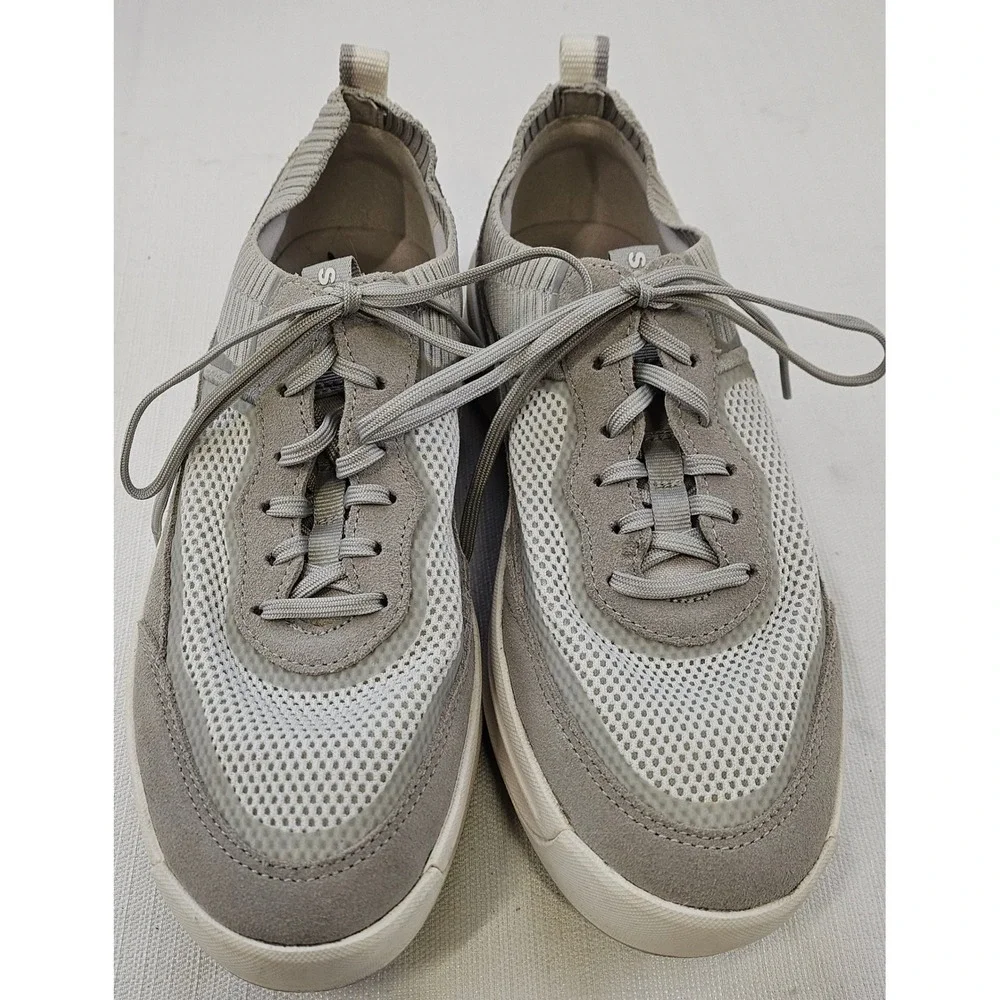 Sorel Kinetic Impact II Lace Sneakers Womens 9.5 Grey Mesh‎ Suede NL4964-009